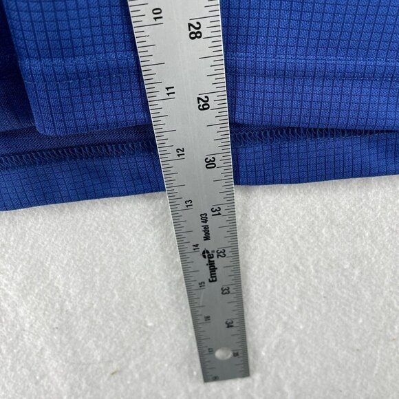 Izod Golf Polo Shirt Men's Sz XL Royal Blue 3 Button Collared Logo Short Sleeve - Picture 5 of 12